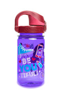 Nalgene product view: 12oz On-The-Fly Kids Lock-Top Bottle with Graphics H6 — 12oz On-The-Fly Kids Lock-Top Bottle with Graphics