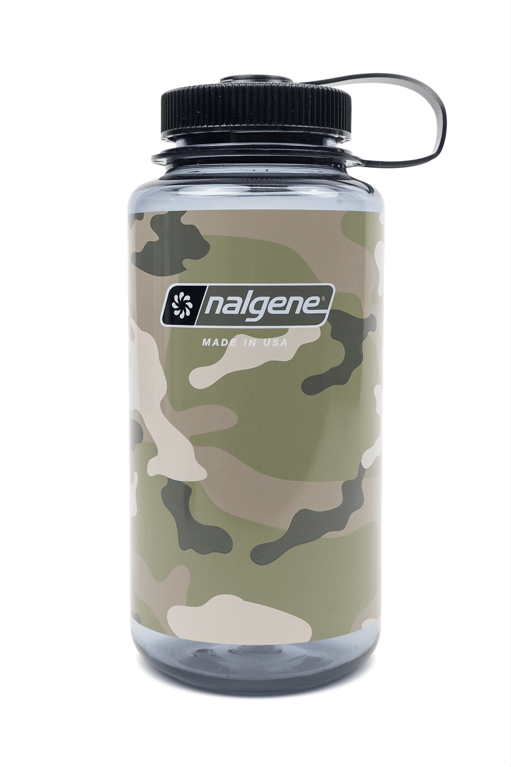 Nalgene product view: 32oz Wide Mouth Camo Print Bottles V5 — 32oz Wide Mouth Camo Print Bottles