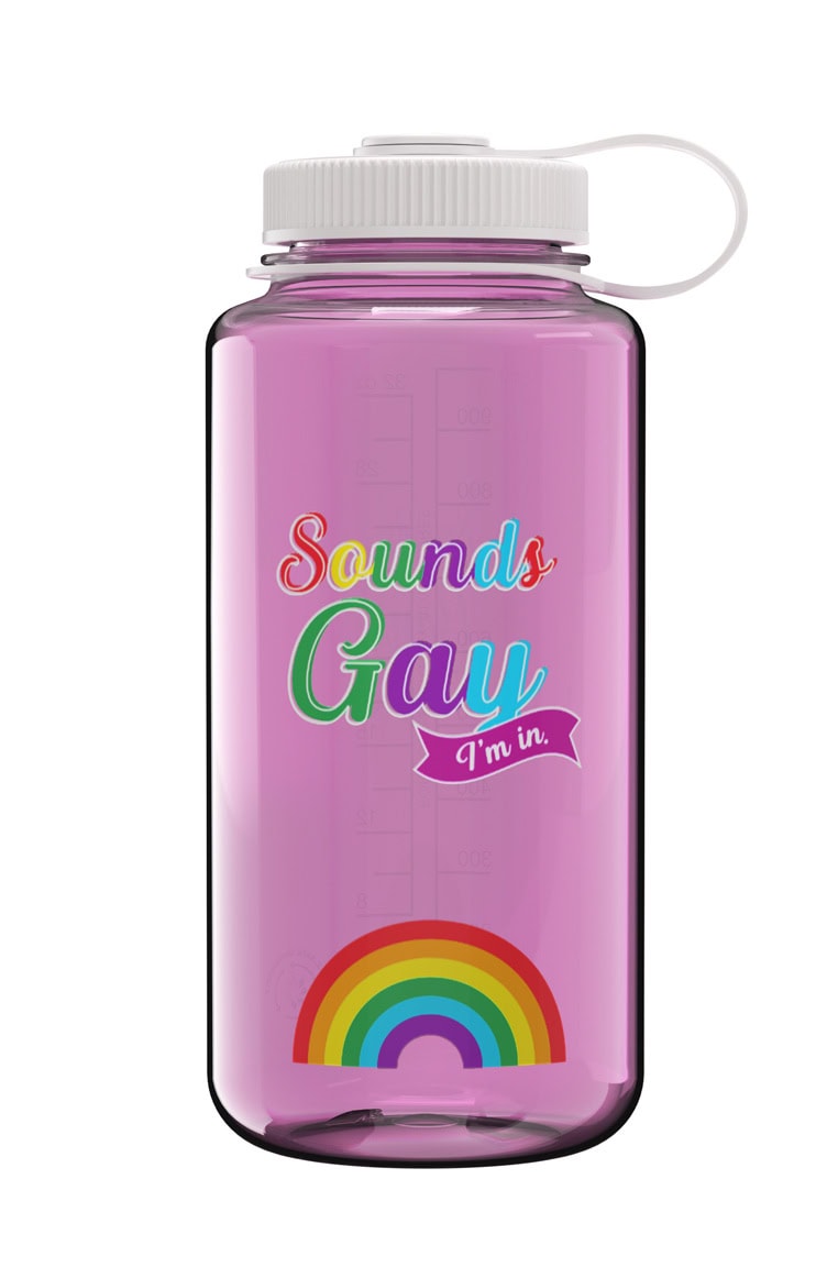 Nalgene product view: 32oz Wide Mouth Pride Bottle P0 — 32oz Wide Mouth Pride Bottle