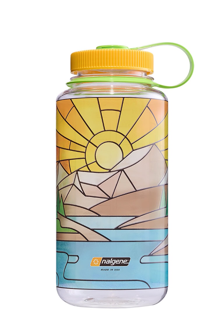 Nalgene product detail: 32oz Wide Mouth Stained Glass Print Bottles F7 — 32oz Wide Mouth Stained Glass Print Bottles