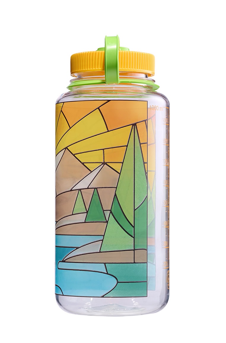 Nalgene product image: 32oz Wide Mouth Stained Glass Print Bottles F7 — 32oz Wide Mouth Stained Glass Print Bottles