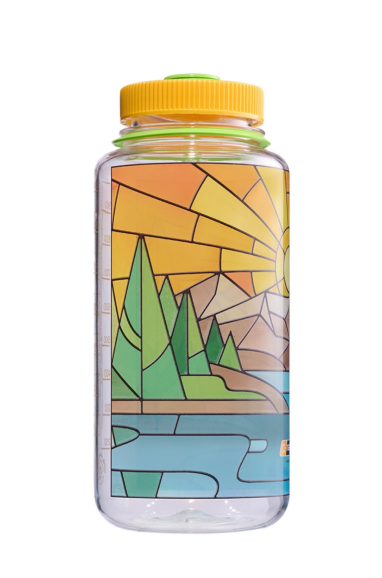 Nalgene product image: 32oz Wide Mouth Stained Glass Print Bottles F7 — 32oz Wide Mouth Stained Glass Print Bottles