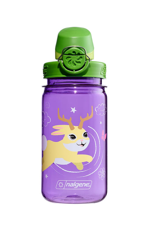 Nalgene product image: 12oz On-The-Fly Kids Lock-Top Bottle with Graphics Q0 — 12oz On-The-Fly Kids Lock-Top Bottle with Graphics