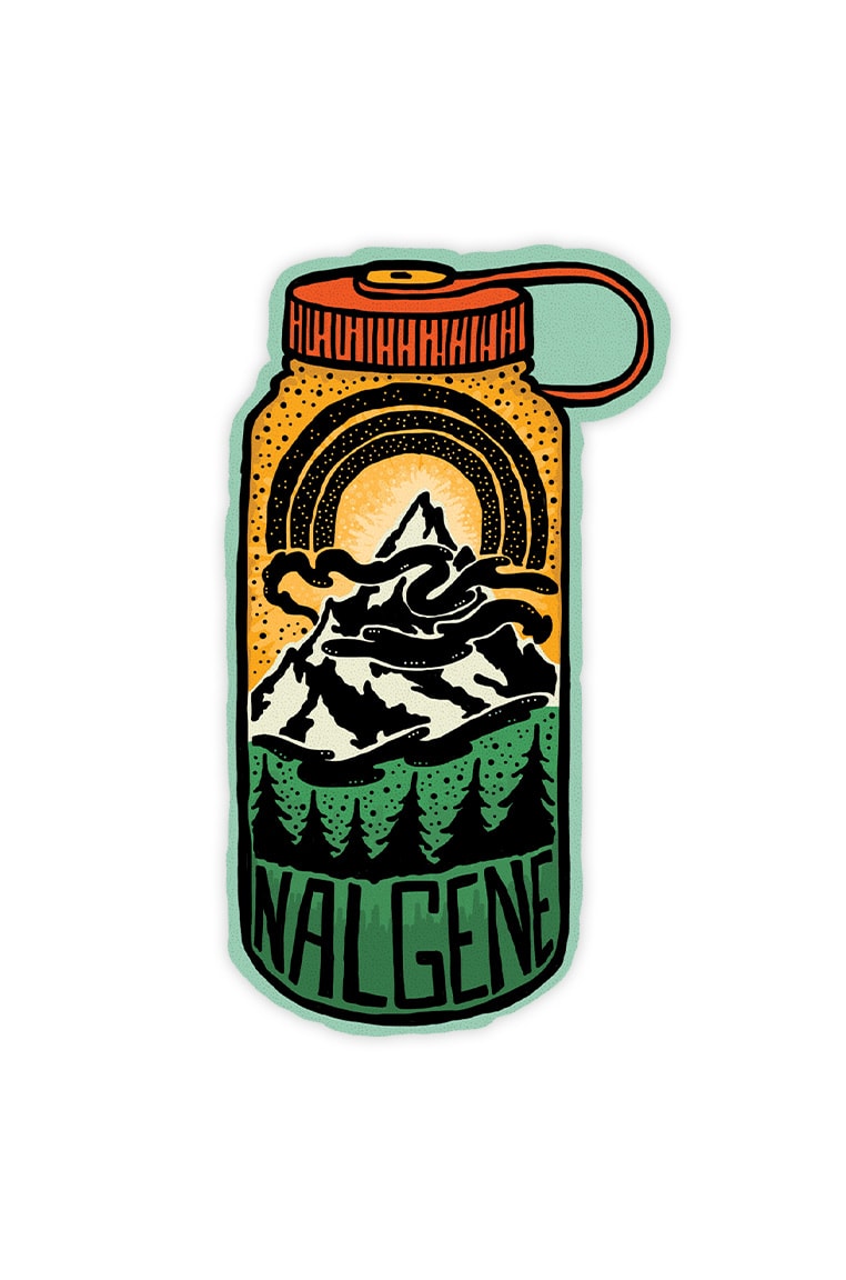Nalgene product image: Mountain Peak Sticker E7 — Mountain Peak Sticker